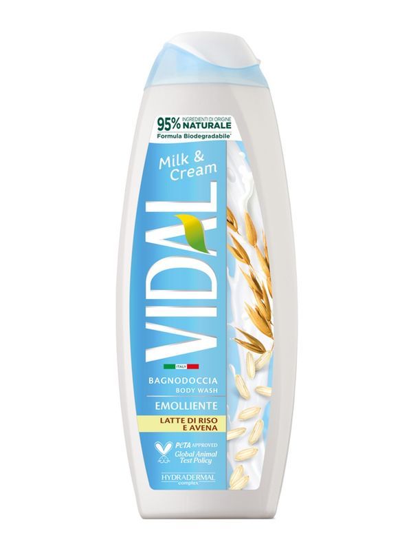 VIDAL Bain Douche Lait De Riz Et D'Avoine 500Ml
