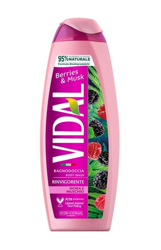 VIDAL Duschgel Brombeere Und Moschus 500Ml