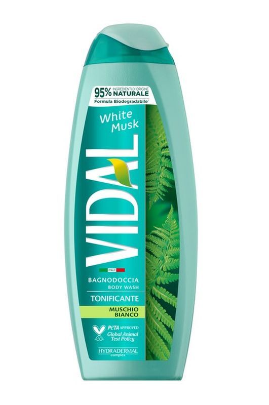 VIDAL Bain Douche Musc Blanc 500Ml