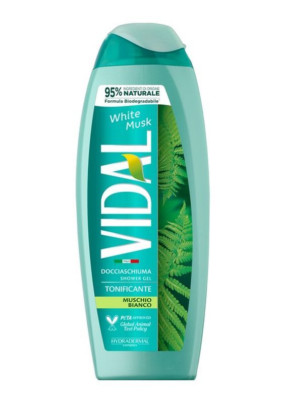 VIDAL Mousse De Douche Musc Blanc 250Ml