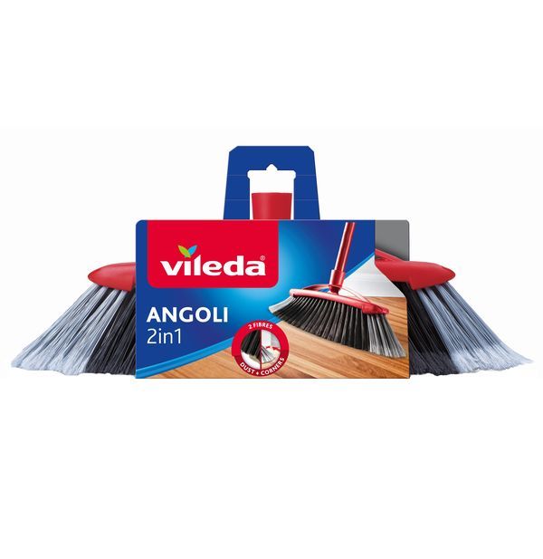 VILEDA Scopa Angoli 2In1 