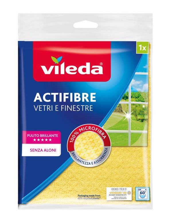 VILEDA Panno Actifibre Vetri E Finestre 