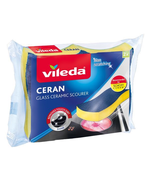 VILEDA Schwamm Ceran Glas Und Keramiken 2 Stücke