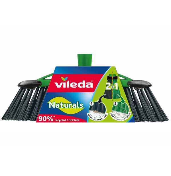 VILEDA Scopa Naturals 2In1 