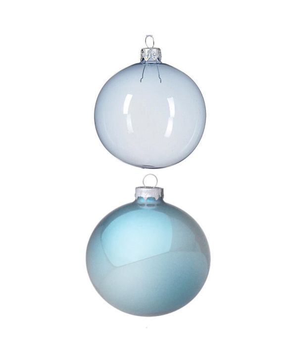 9 Palline Di Natale In Plastica Morningfrost 6Cm
