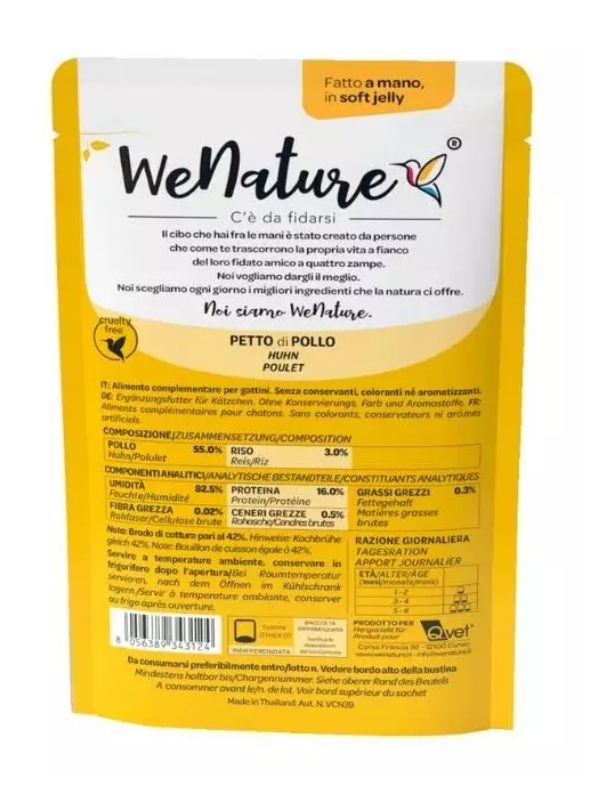 WENATURE Gatto Bustina 