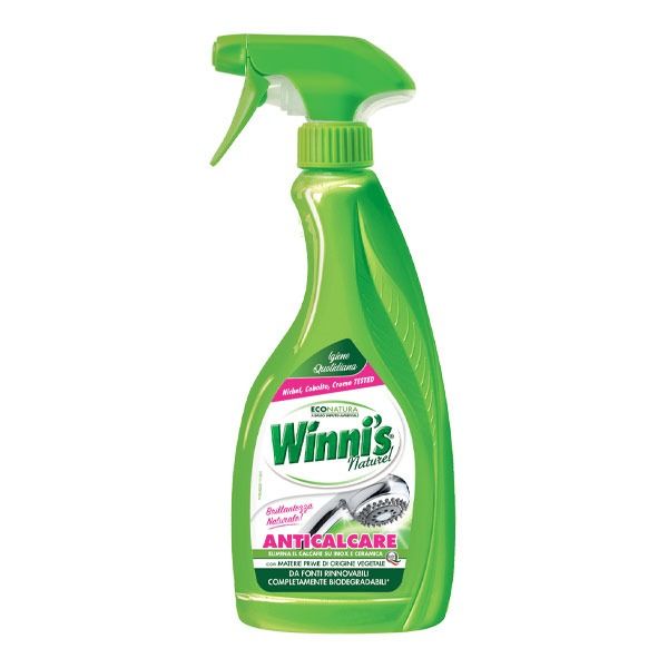 Winni'S Naturel Anticalcare Su Acciaio Inox E Ceramica Spray 500 ml 