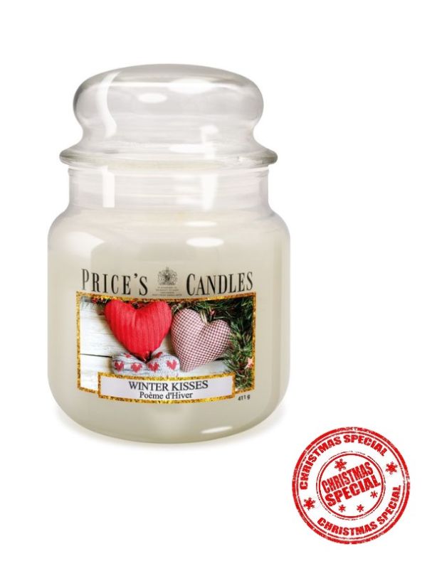 Candela profumata In Giara Media Winter Kisses 411G - Profumatore Per Ambienti