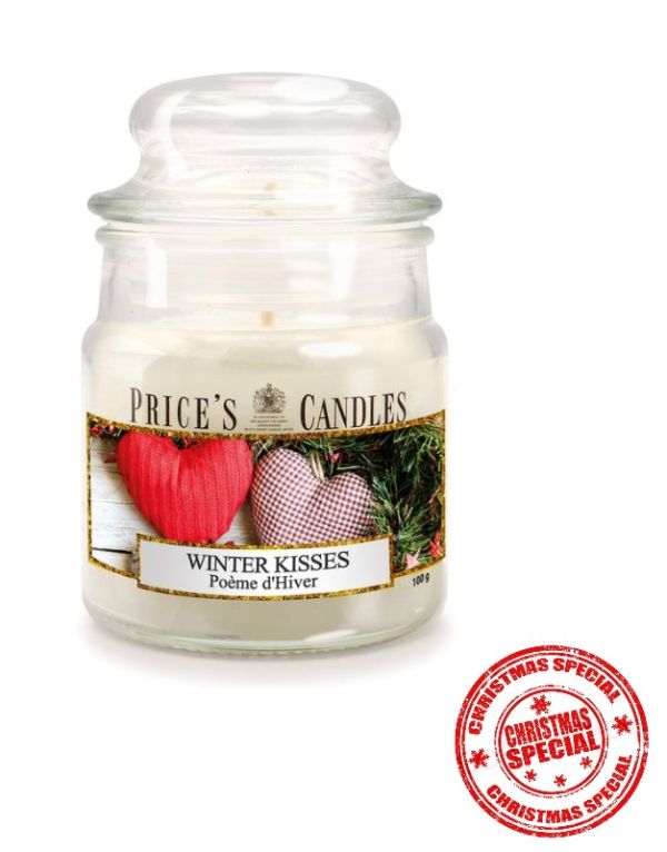 Candela profumata In Giara Piccola Winter Kisses 100G - Profumatore Per Ambienti