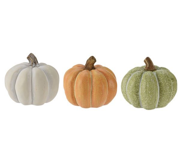 Déco D'Automne Citrouille 15X12Cm - Assortis