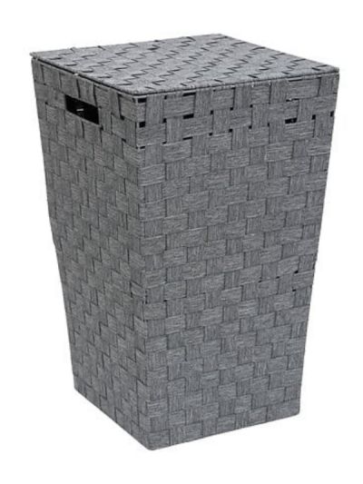 Wäschekorb Lise Grau 33X33X53Cm
