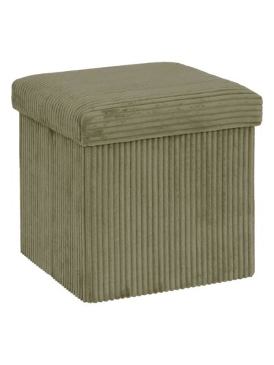 Faltbarer Pouf Déco Arum Kaki 38X38Cm