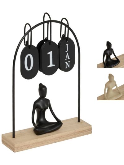 Calendario Yogi Decorazione Per La Casa 28.5Cm - Assortito