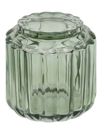 Wattepad-Spender Florea Grün 10X11Cm