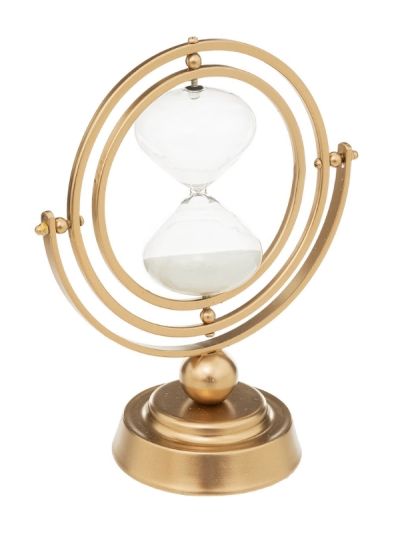 Clessidra In Vetro Bota Decorazione Per La Casa 25X21X11Cm