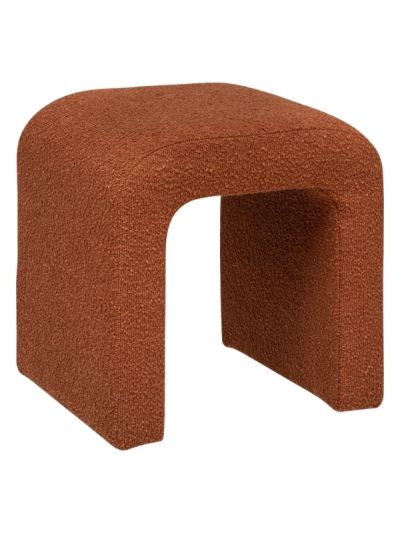  Bernsteinfarbener Sevi-Deko-Puff 41X35Cm