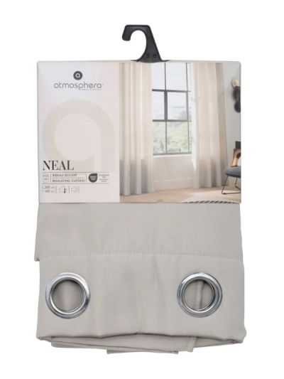Tenda Déco Neal Color Beige Effetto Isolante 140X260Cm