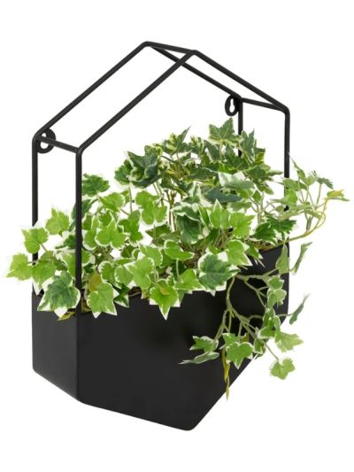 Déco Curt Lierre Artificiel Avec Pot Suspendu En Métal 35Cm