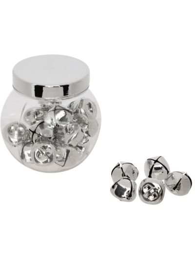 Weihnachts-Crativekraft Dose Mit 24 Silbernen Glöckchen 