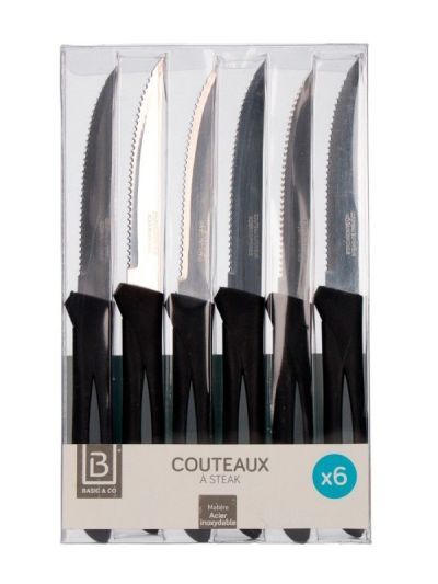 Set Di 6 Coltelli In Acciaio Design Essentiel 