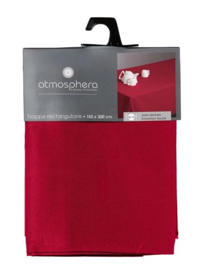 Tovaglia Antimacchia Rosso 150X300Cm