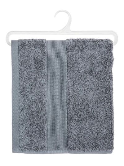 Asciugamano In Cotone Grigio Scuro 50X90Cm