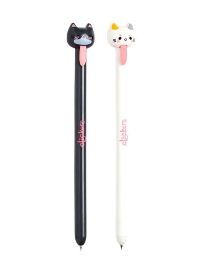 Penna Clickers Gatto 15.5Cm - Assortito