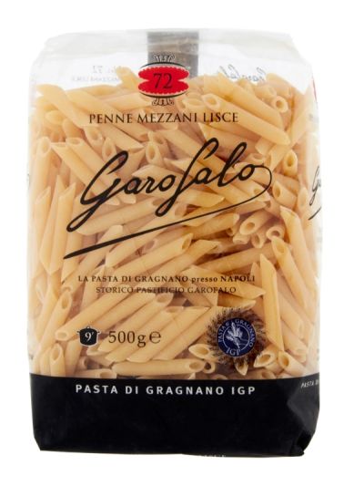 GAROFALO N. 72 Penne Mezzani Lisce 500G