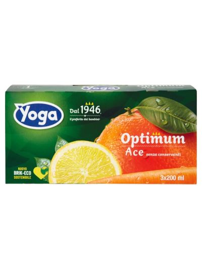 YOGA Optimum Jus De Fruit Ace 3X200Ml 