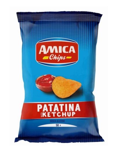 AMICA CHIPS Patatina Ketchup 50G
