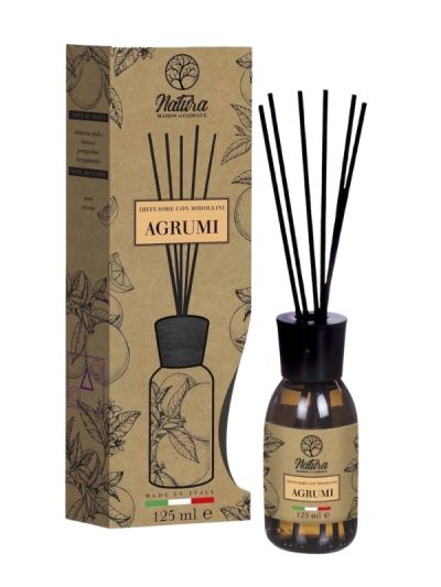 Diffusore Di Fragranza Con Midollini Agrumi 125Ml