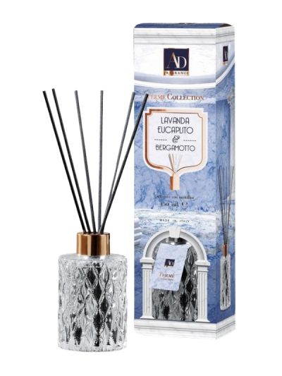 Diffusore Di Fragranza Con Midollini Lavanda, Eucalipto E Bergamotto 150Ml