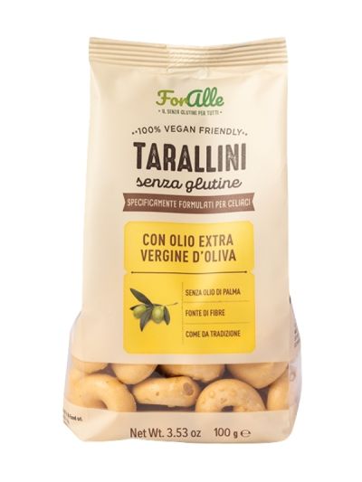 FORALLE Tarallini Gluten Free Olio Extravergine Di Oliva 100G