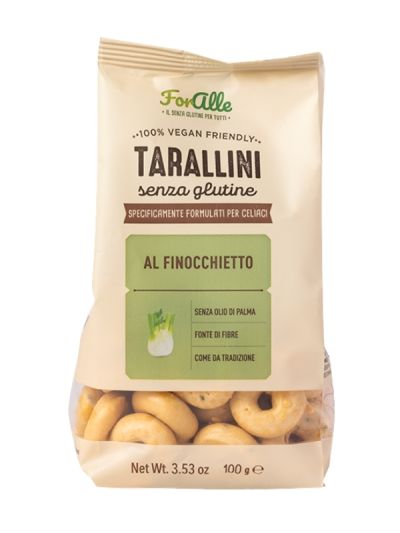 FORALLE Tarallini Gluten Free Finocchietto 100G