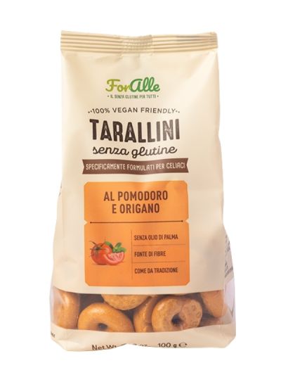 FORALLE Tarallini Gluten Free Pomodoro E Origano 100G