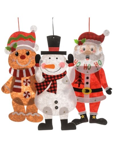 Decorazione Natalizia Da Appendere 50X23Cm - Assortito