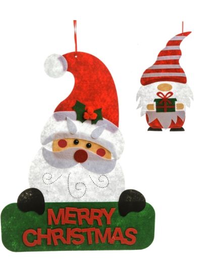 Decorazione Natalizia Da Appendere 45X34Cm - Assortito