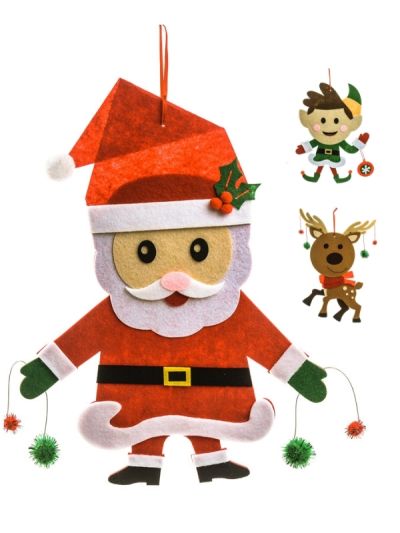 Decorazione Natalizia Da Appendere 38X28Cm - Assortito