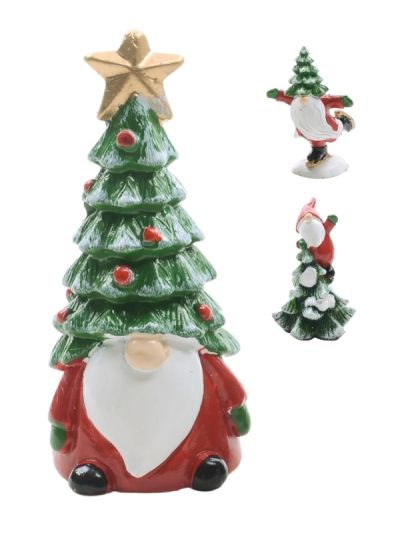 Decorazione Natalizia Babbo Natale In Resina 4X8Cm - Assortito