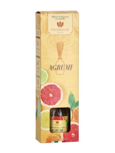 Diffusore Di Fragranza Con Midollini Agrumi 100Ml
