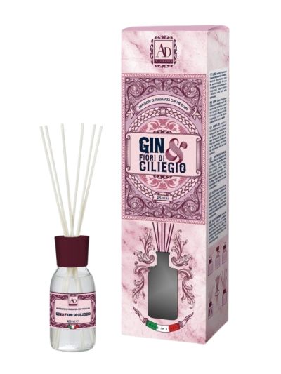Diffusore Di Fragranza Con Midollini Gin E Fiori Di Ciliegio 125Ml
