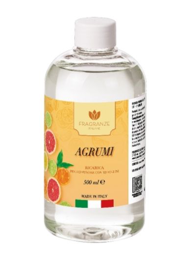 Recharge Pour Diffuseur Avec Bâtonnets Agrumes 500Ml