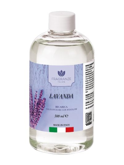 Ricarica Per Diffusore Con Bastoncini Lavanda 500Ml 