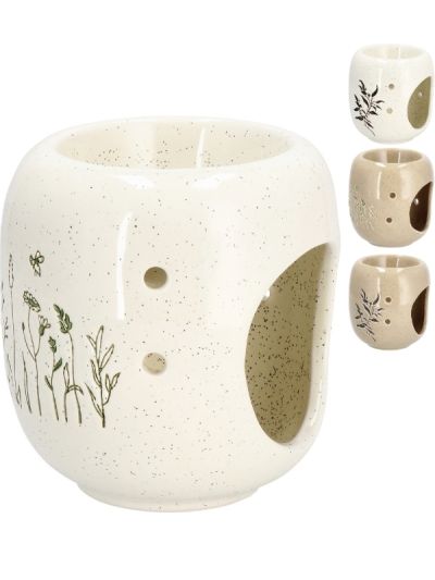 Brûleur D'Essence Et D'Huile En Céramique 11.5X12Cm - Assortis