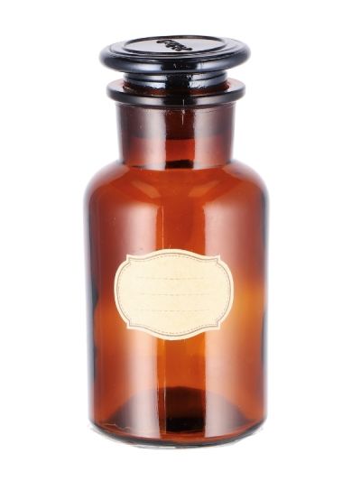 Dekorative Glasapotheke Flasche 6.5X14Cm 