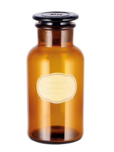 Dekorative Glasapotheke Flasche 8X17.5Cm 