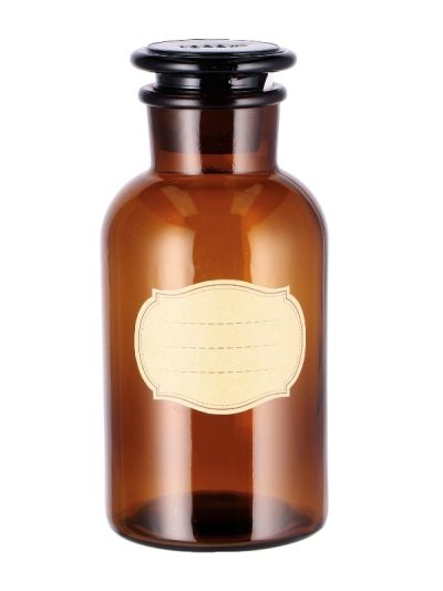 Dekorative Glasapotheke Flasche 10X21.5Cm 