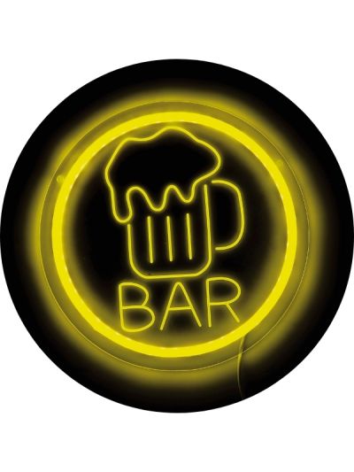 Enseigne Néon Bar 23.5Cm 