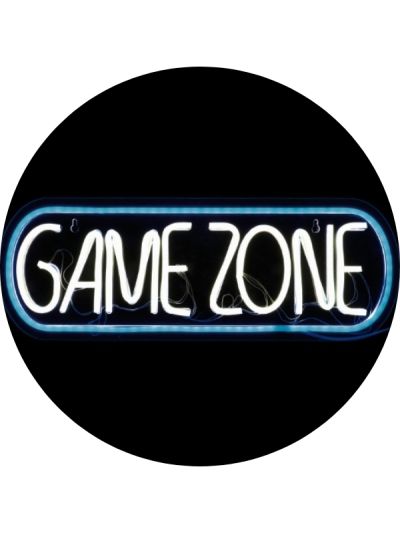 Insegna Luminosa Neon Gamezone 43X15Cm 