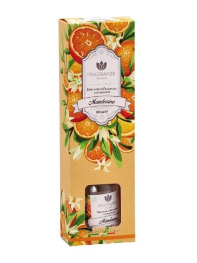 Diffuseur De Parfum Avec Bâtonnets Mandarine 100Ml